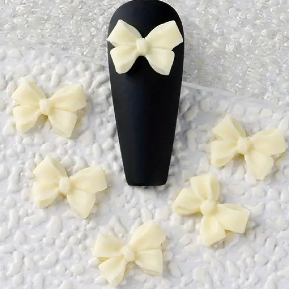 💎$1💎 10 Pack Nail Decor Mini Bows Pale Color - Picture 3 of 8